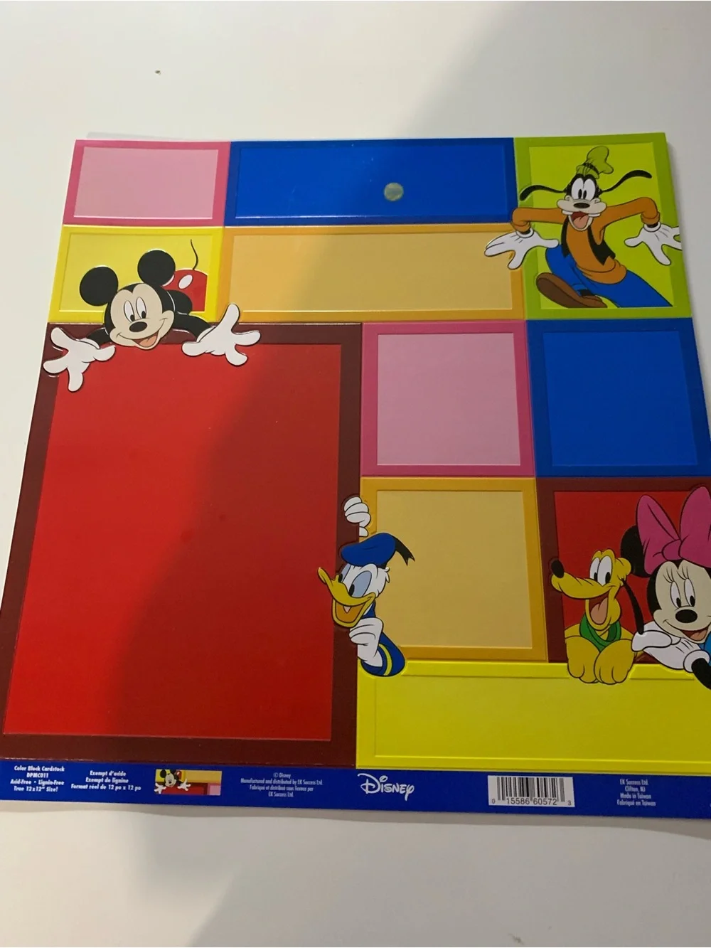 DISNEY SCRAPBOOK LOT 18 pc Paper Stickers NIP